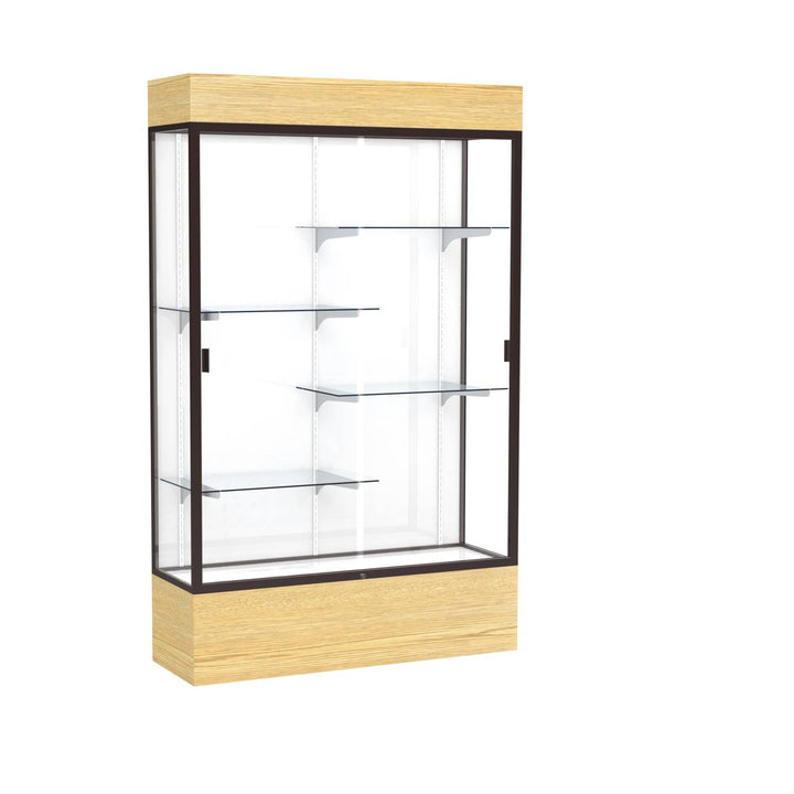 Reliant Display Case 48"w x 72"h with Light Cornice