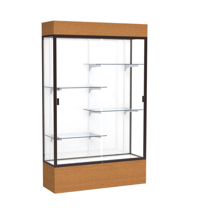 Reliant Display Case 48"w x 72"h with Light Cornice