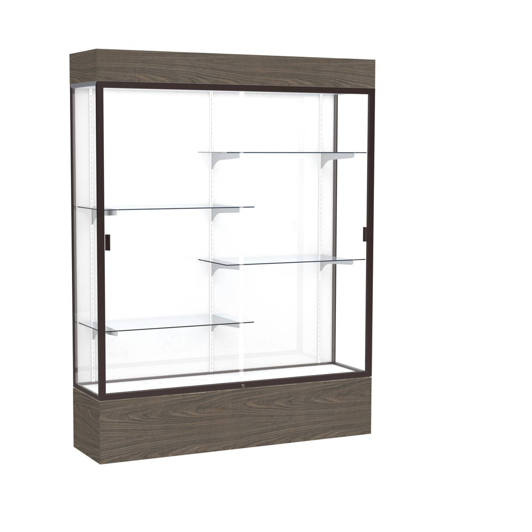 Reliant Display Case 48"w x 72"h with Light Cornice