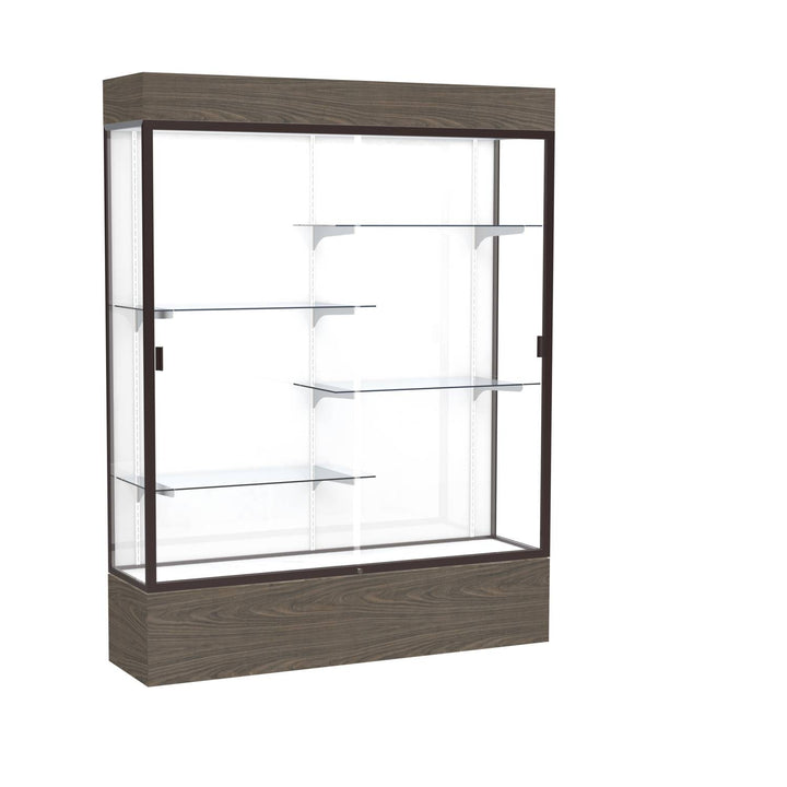 Reliant Display Case 48"w x 72"h with Light Cornice