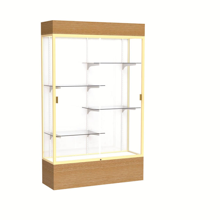 Reliant Display Case 48"w x 72"h with Light Cornice