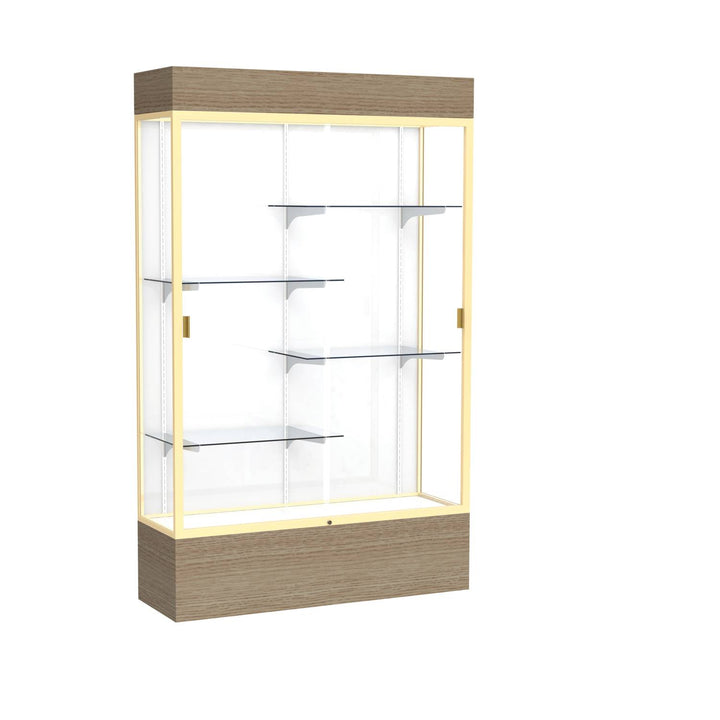 Reliant Display Case 48"w x 72"h with Light Cornice