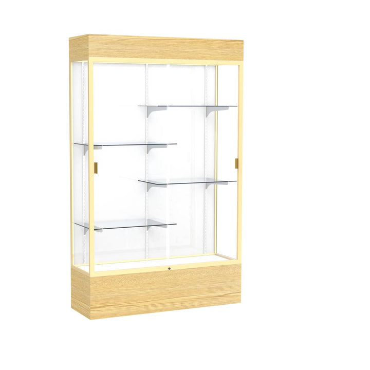 Reliant Display Case 48"w x 72"h with Light Cornice