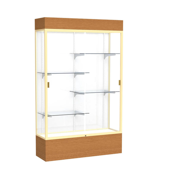 Reliant Display Case 48"w x 72"h with Light Cornice