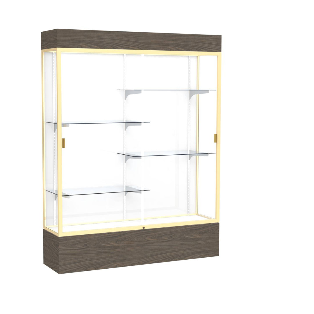 Reliant Display Case 48"w x 72"h with Light Cornice