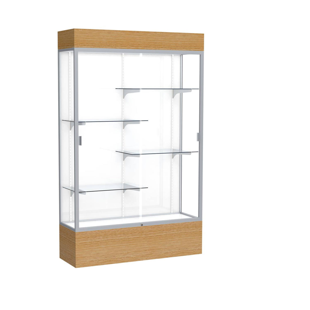 Reliant Display Case 48"w x 72"h with Light Cornice