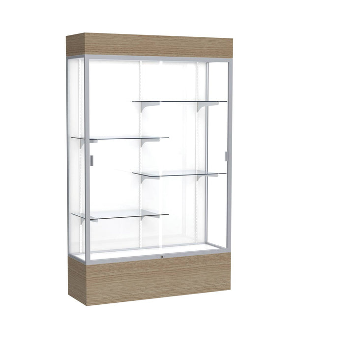 Reliant Display Case 48"w x 72"h with Light Cornice