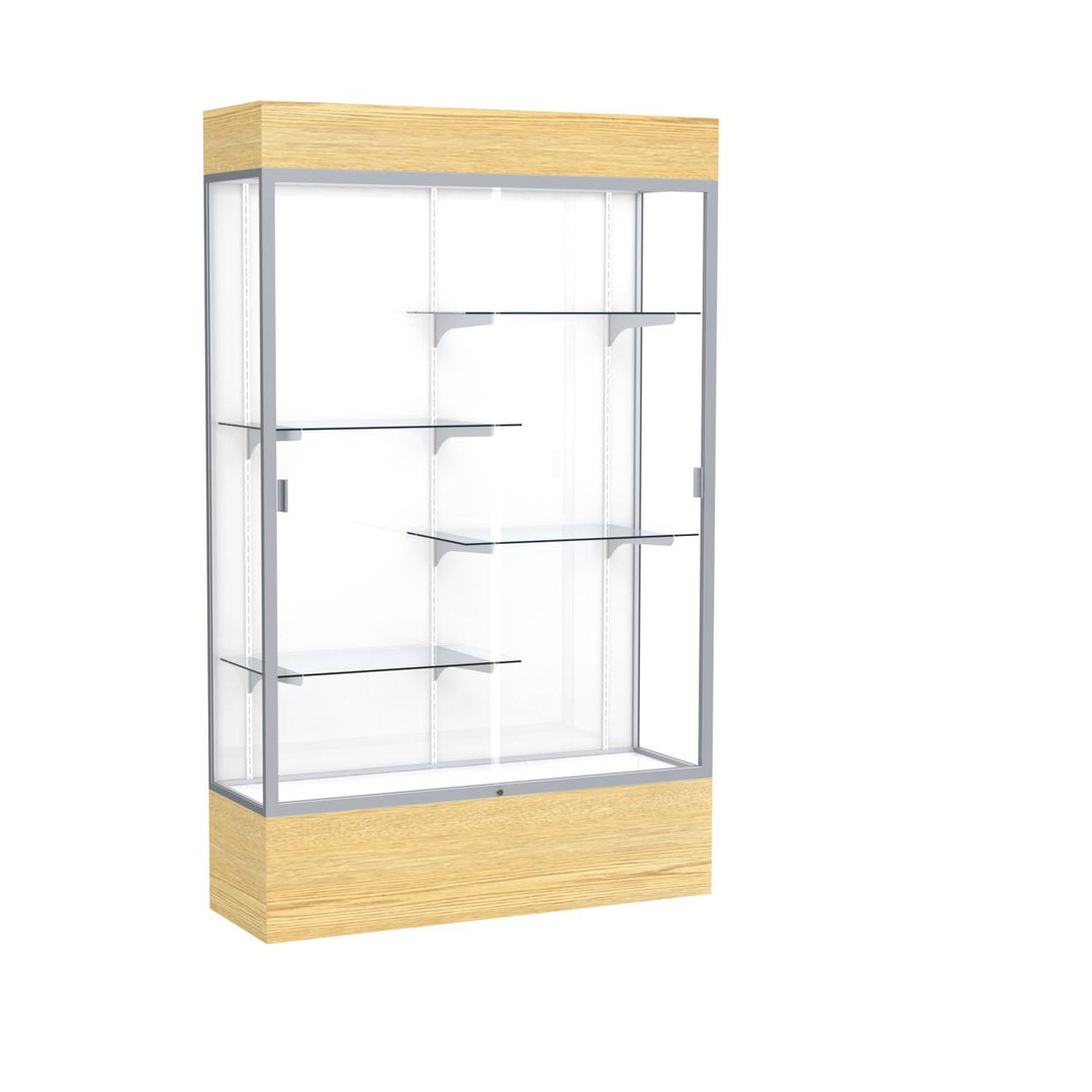 Reliant Display Case 48"w x 72"h with Light Cornice