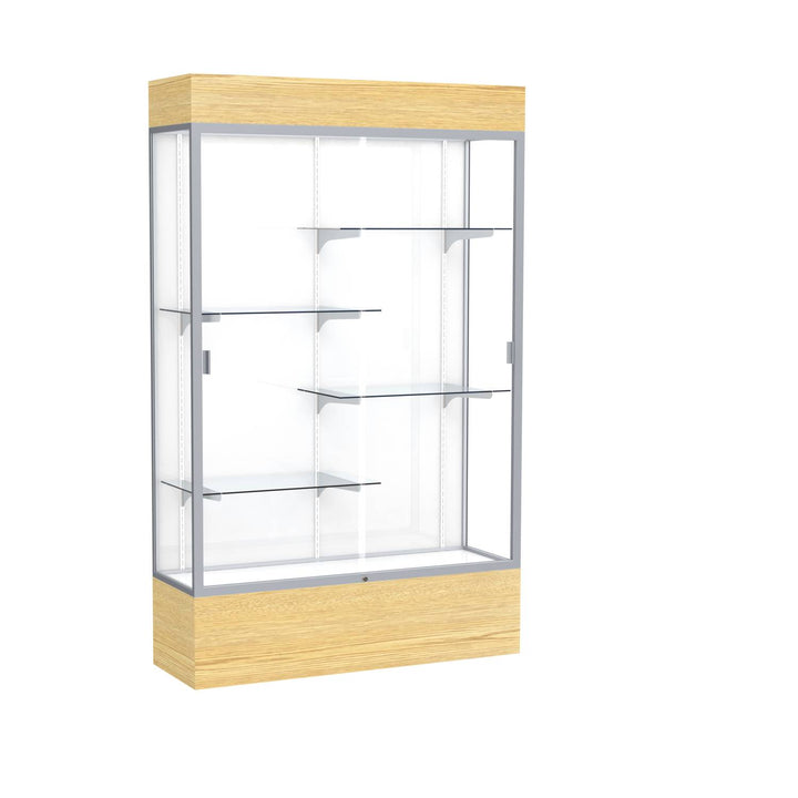 Reliant Display Case 48"w x 72"h with Light Cornice