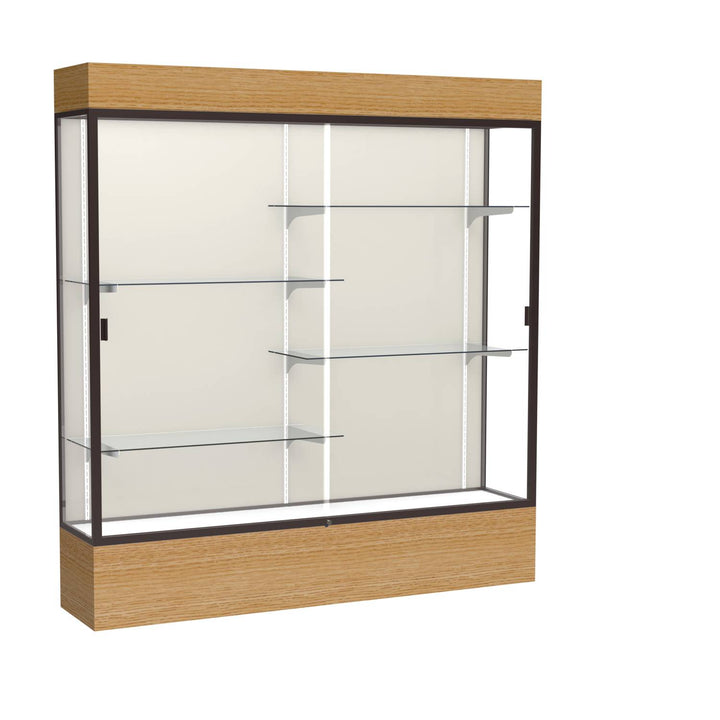 Reliant Display Case 72"w x 72"h with Light Cornice