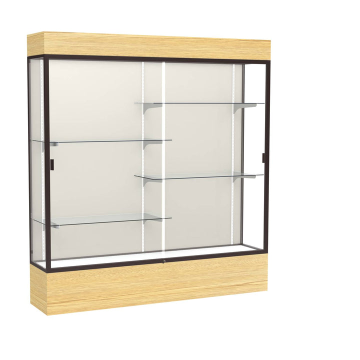 Reliant Display Case 72"w x 72"h with Light Cornice