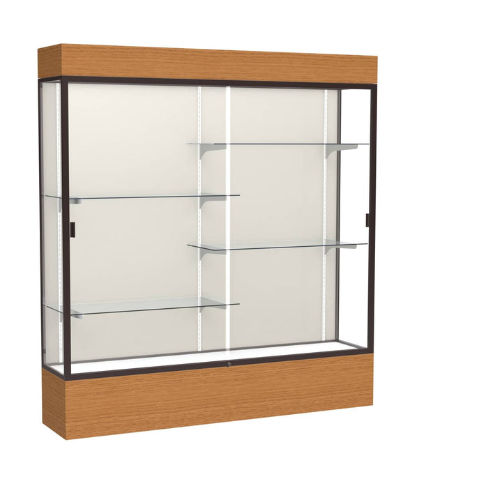 Reliant Display Case 72"w x 72"h with Light Cornice
