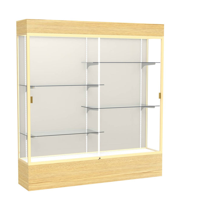 Reliant Display Case 72"w x 72"h with Light Cornice