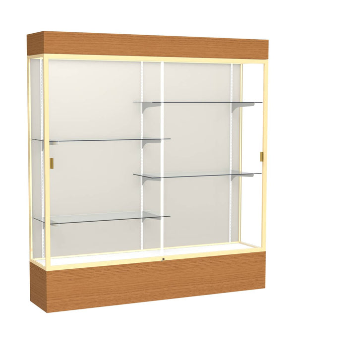 Reliant Display Case 72"w x 72"h with Light Cornice