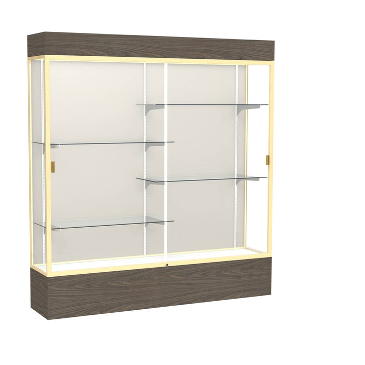 Reliant Display Case 72"w x 72"h with Light Cornice