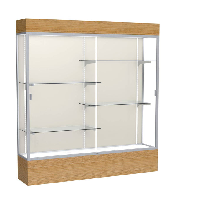 Reliant Display Case 72"w x 72"h with Light Cornice