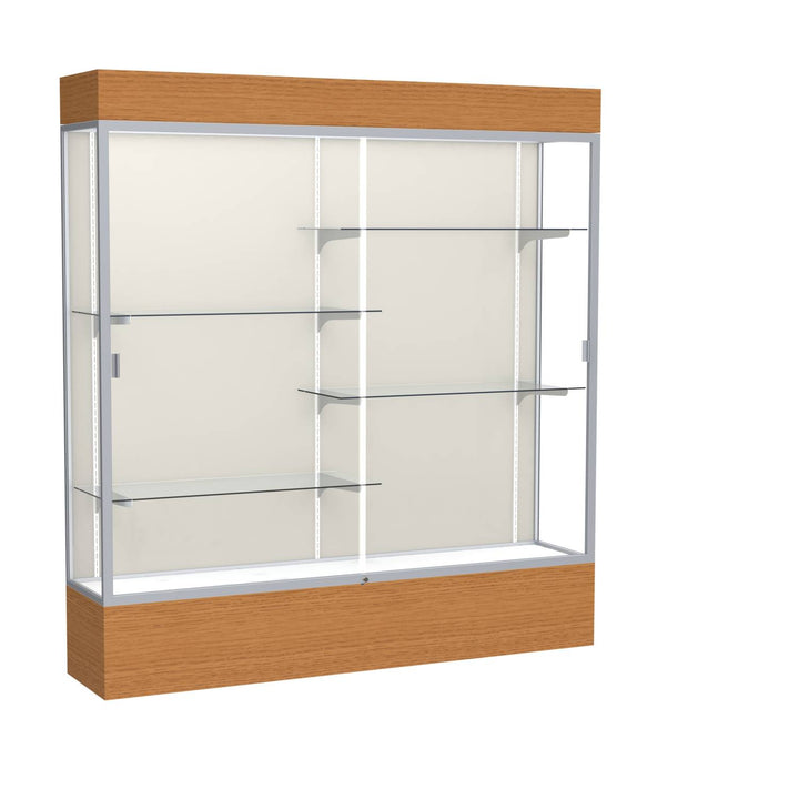 Reliant Display Case 72"w x 72"h with Light Cornice
