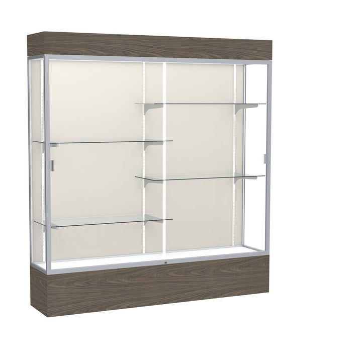 Reliant Display Case 72"w x 72"h with Light Cornice