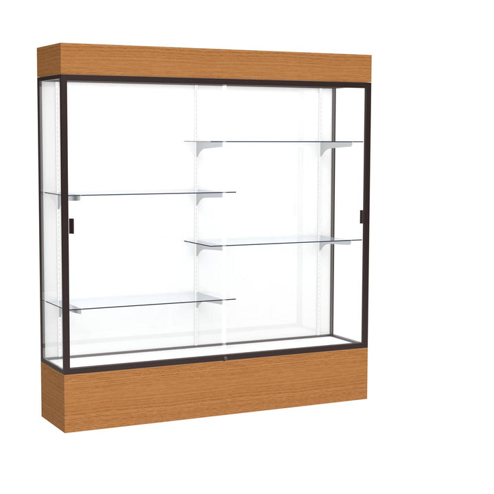 Reliant Display Case 72"w x 72"h with Light Cornice