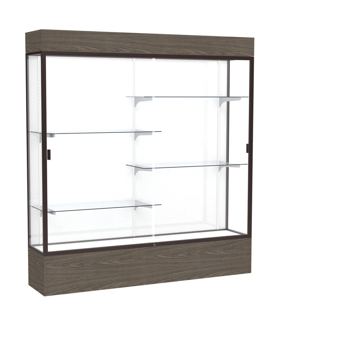 Reliant Display Case 72"w x 72"h with Light Cornice