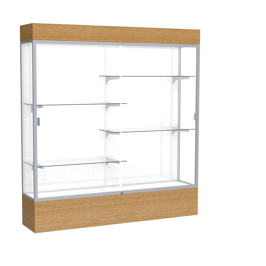 Reliant Display Case 72"w x 72"h with Light Cornice