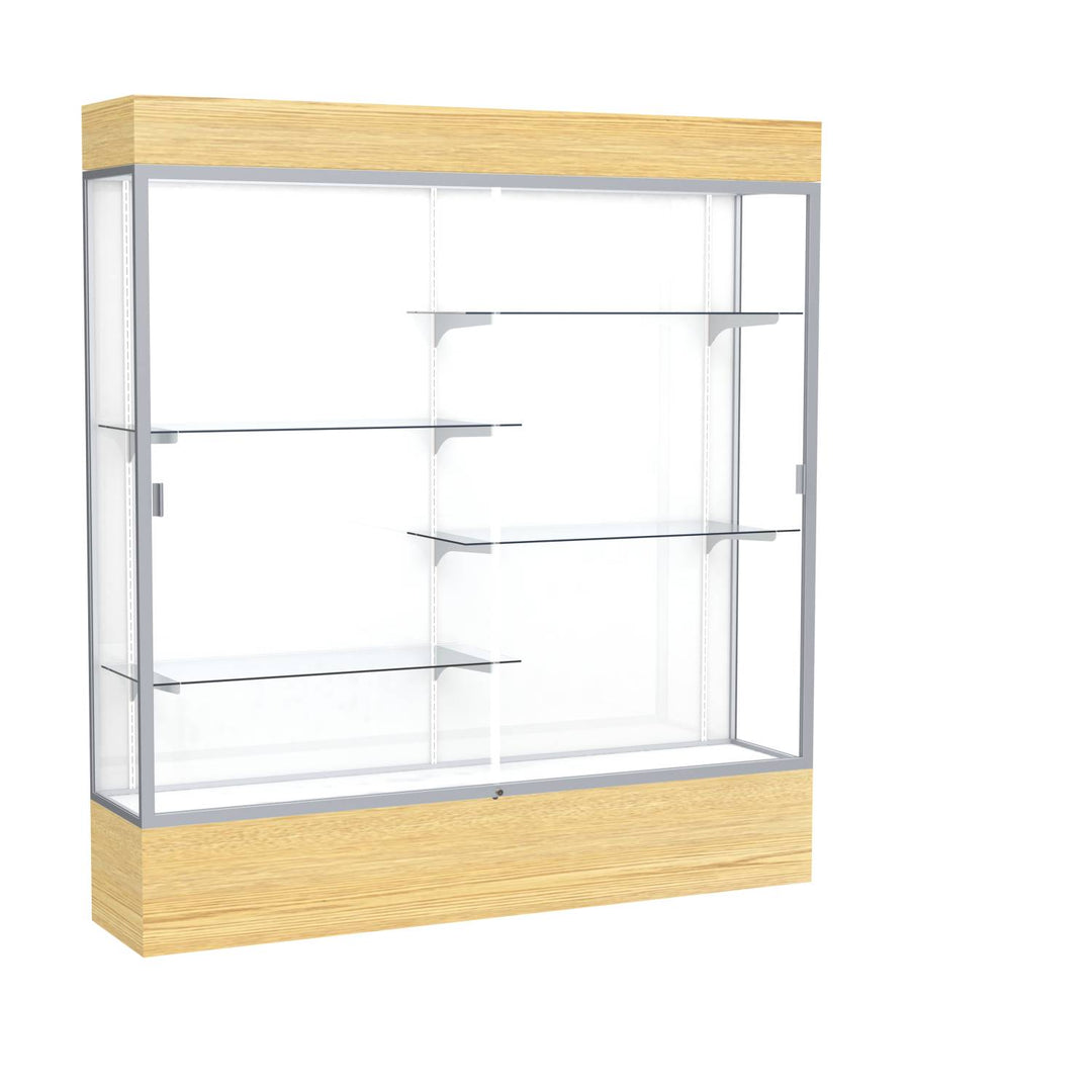 Reliant Display Case 72"w x 72"h with Light Cornice