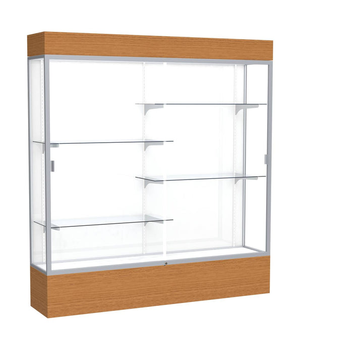Reliant Display Case 72"w x 72"h with Light Cornice
