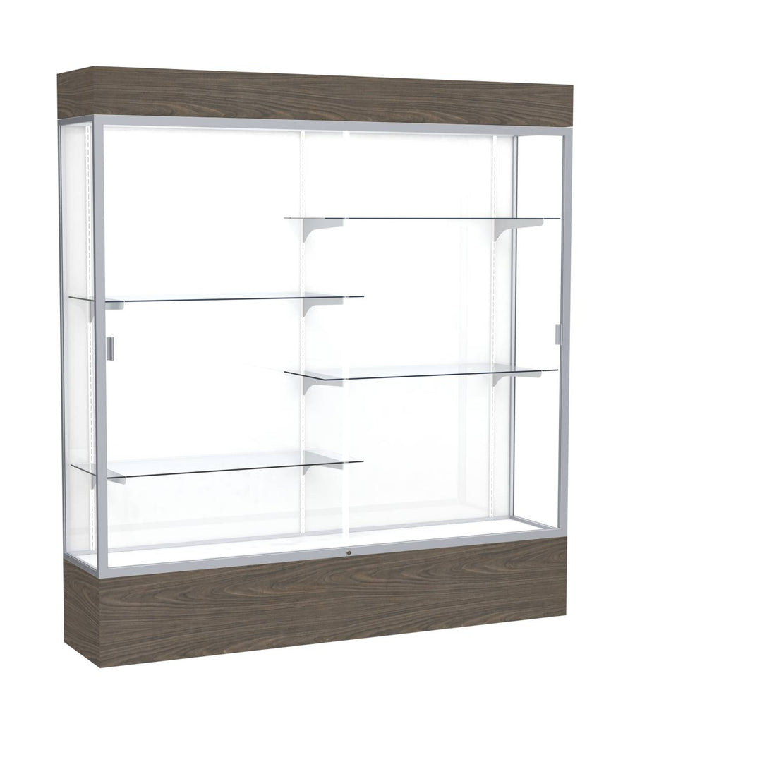 Reliant Display Case 72"w x 72"h with Light Cornice