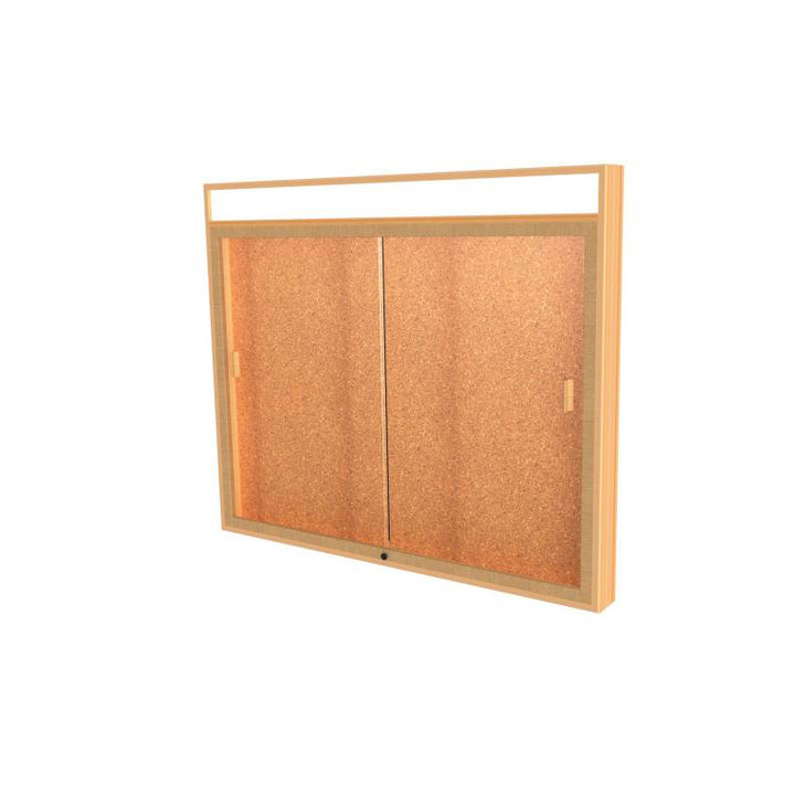 Legacy Wall Mount Display Case with Lighted Header