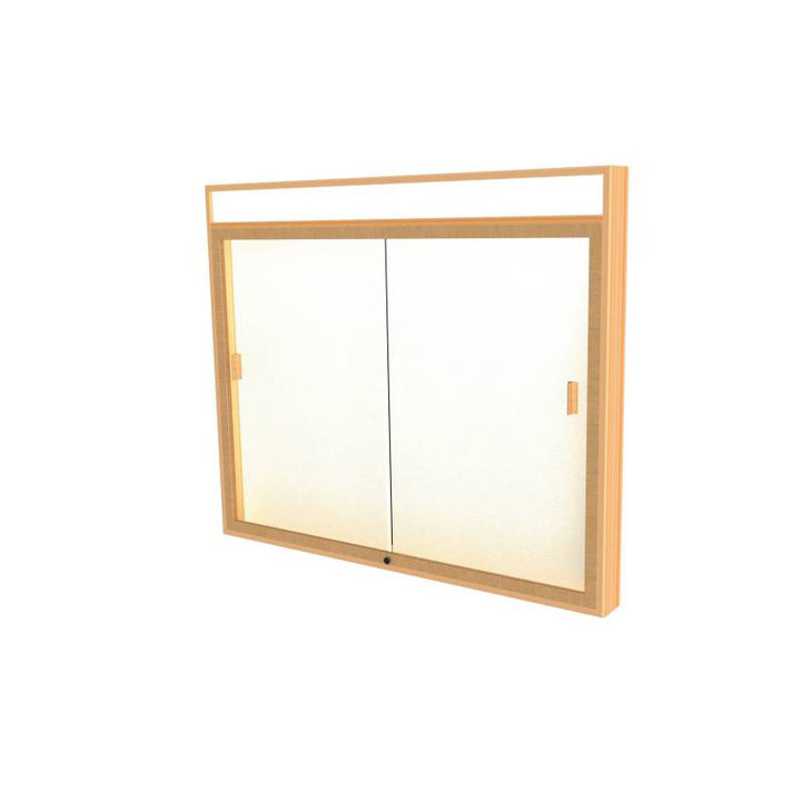 Legacy Wall Mount Display Case with Lighted Header