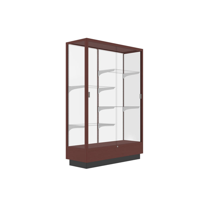 Heritage Display Case - Hardwood Finish 48"w x 70"h