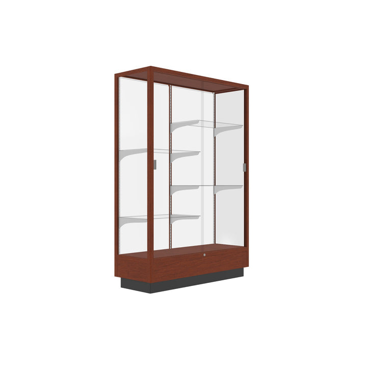 Heritage Display Case - Hardwood Finish 48"w x 70"h