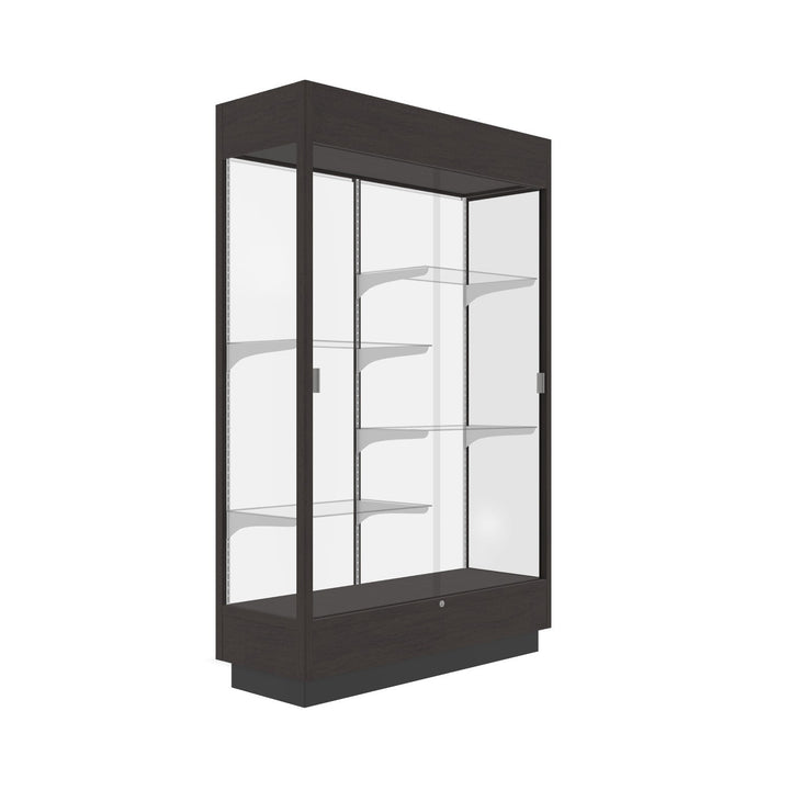 Heritage Display Case - Hardwood Finish 48"w x 70"h