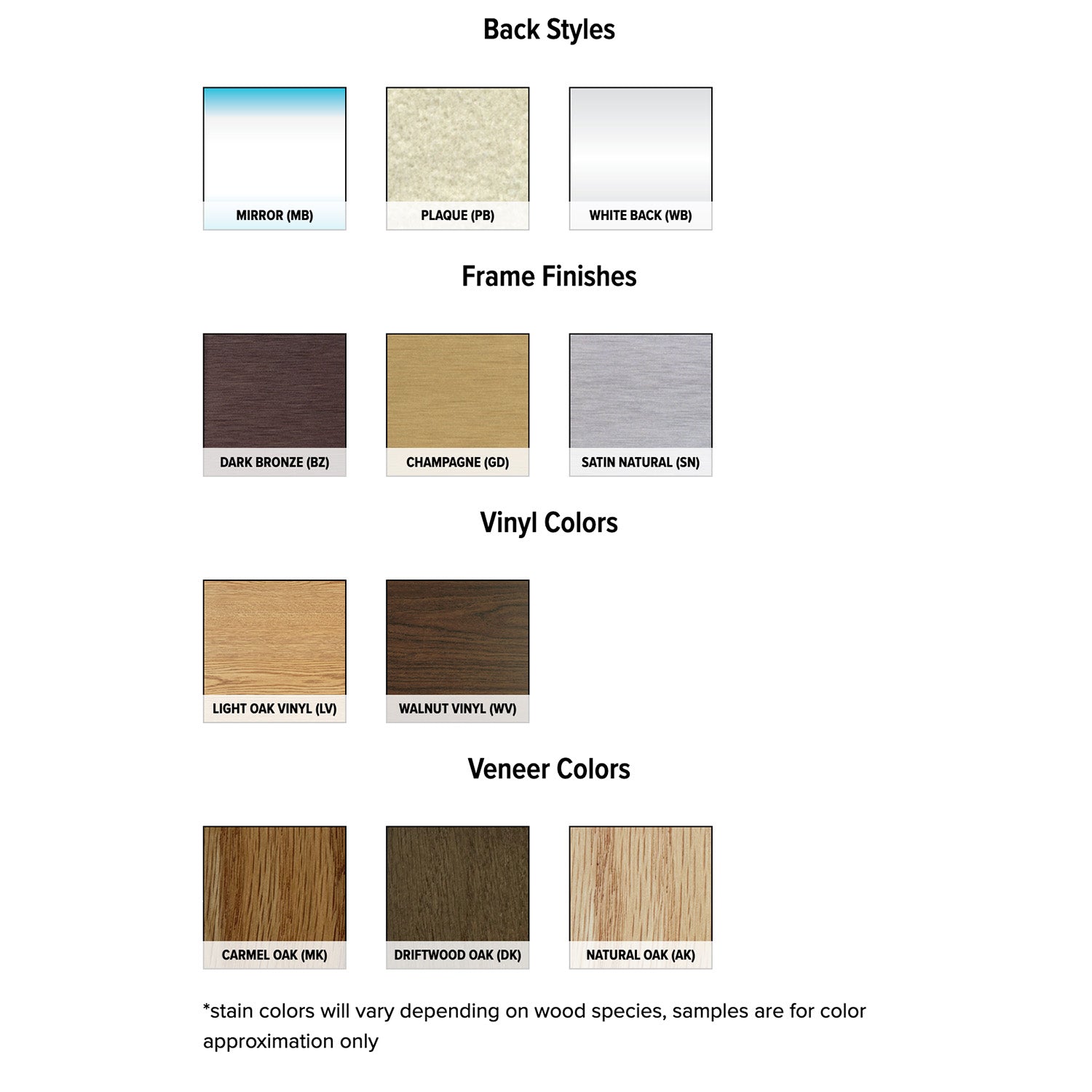 Color Chart