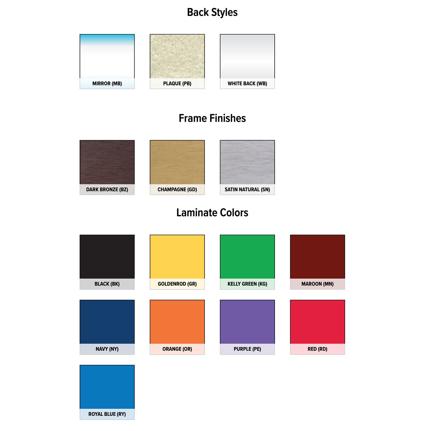 Color Chart