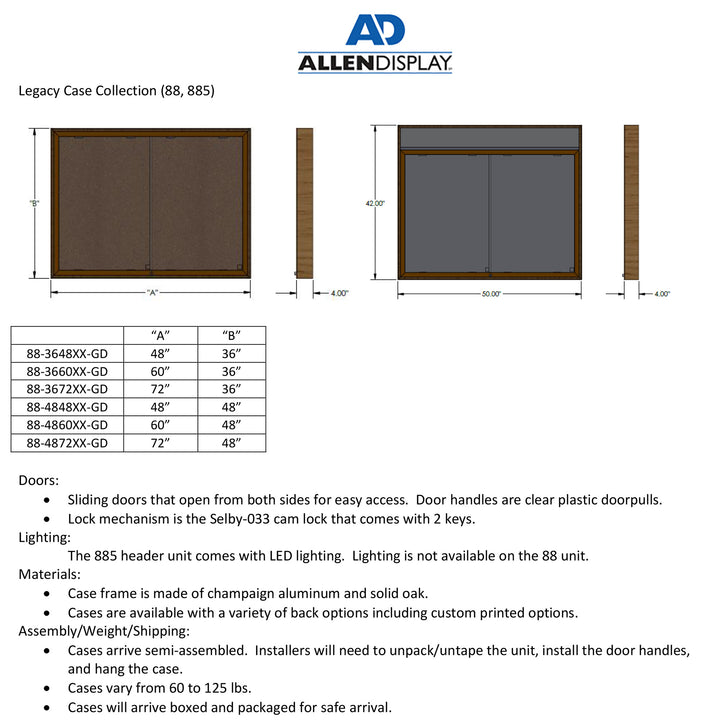 Legacy Display Cabinets