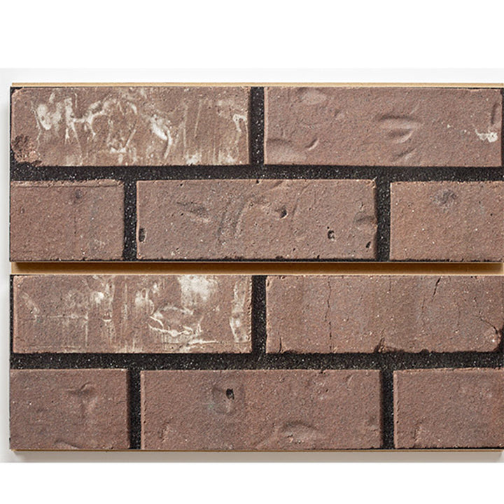 Independence Dark Brick Slatwall Panel MDF
