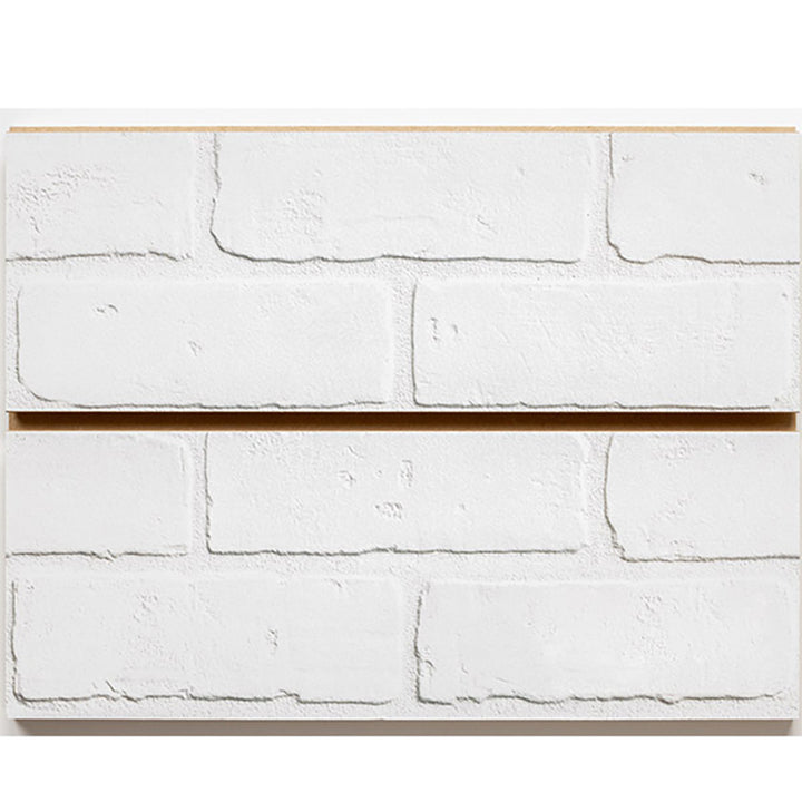 Alabaster Brick Slatwall Panel MDF