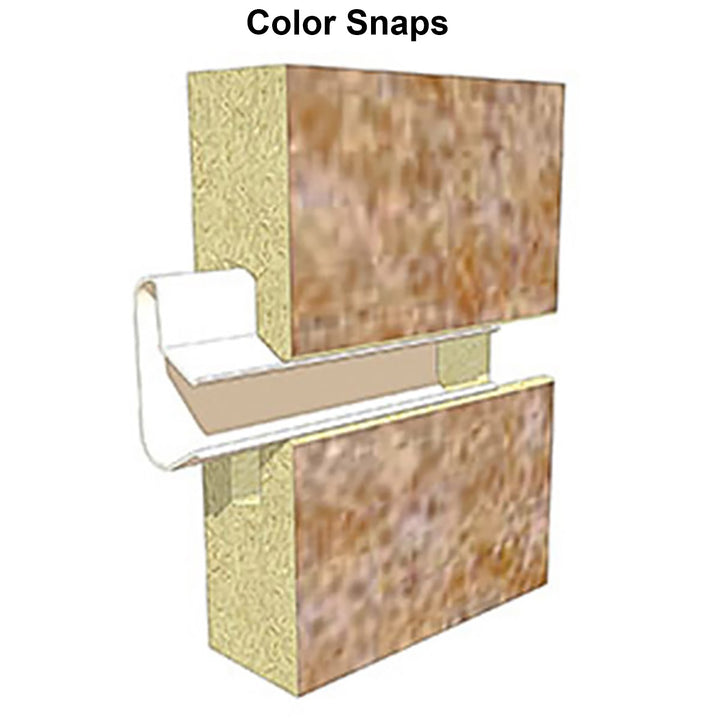 Nebbia Grey Slatwall Panel MDF