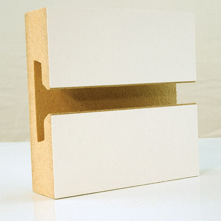 Goshen White Slatwall Panel EQ