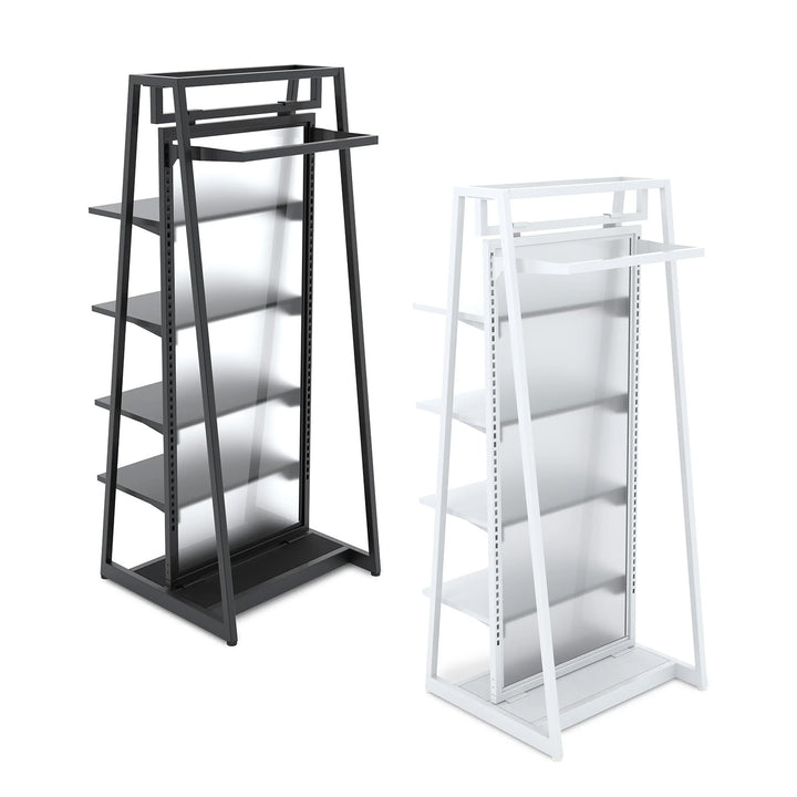 Aspect 24" Floor Merchandiser with Hanging and Shelving - Kit 2