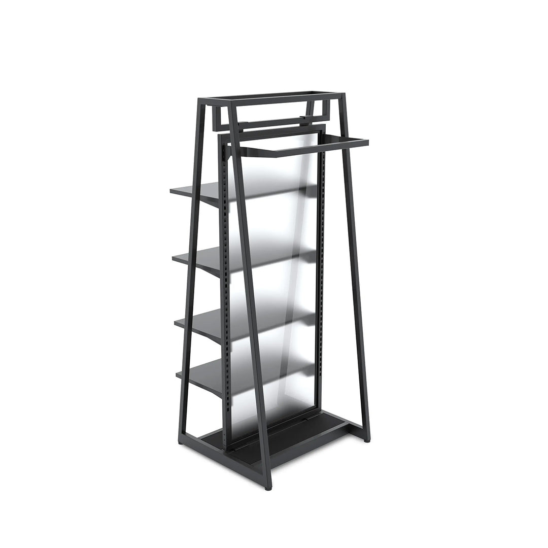 Aspect 24" Floor Merchandiser with Hanging and Shelving - Kit 2