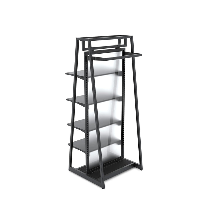 Aspect 24" Floor Merchandiser with Hanging and Shelving - Kit 2