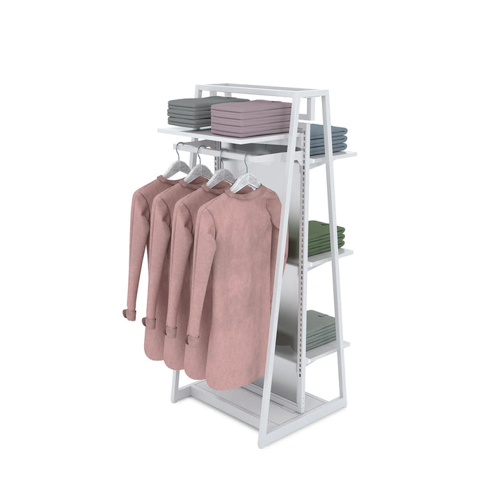 Aspect 24" Floor Merchandiser with Hanging and Shelving - Kit 2