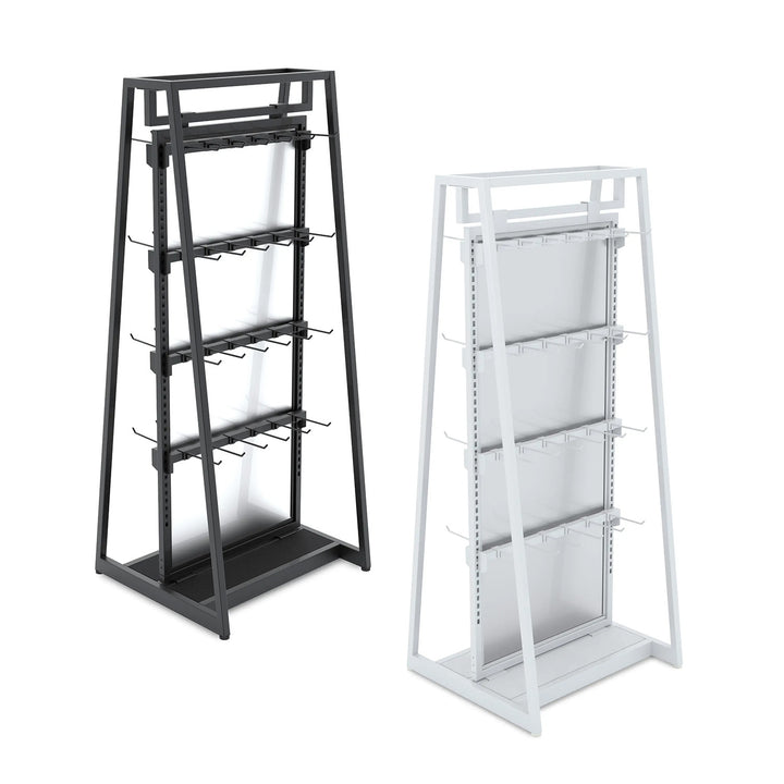 Aspect 24" Floor Merchandiser with Display Hooks - Kit 4
