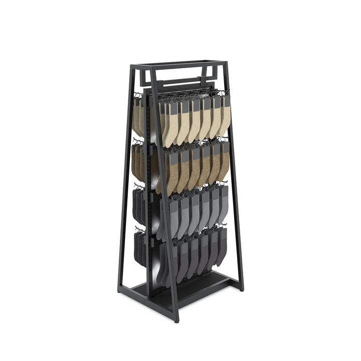 Aspect 24" Floor Merchandiser with Display Hooks - Kit 4