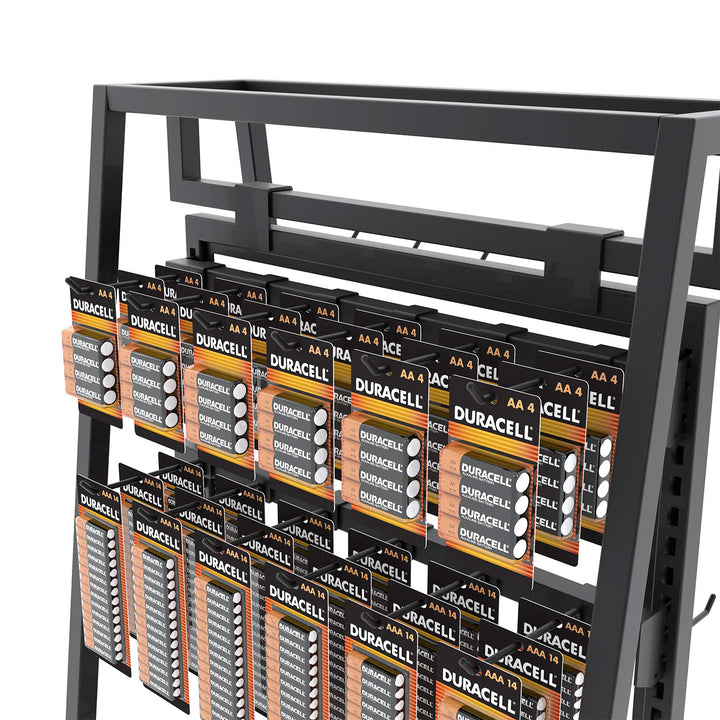 Aspect 24" Floor Merchandiser with Display Hooks - Kit 4