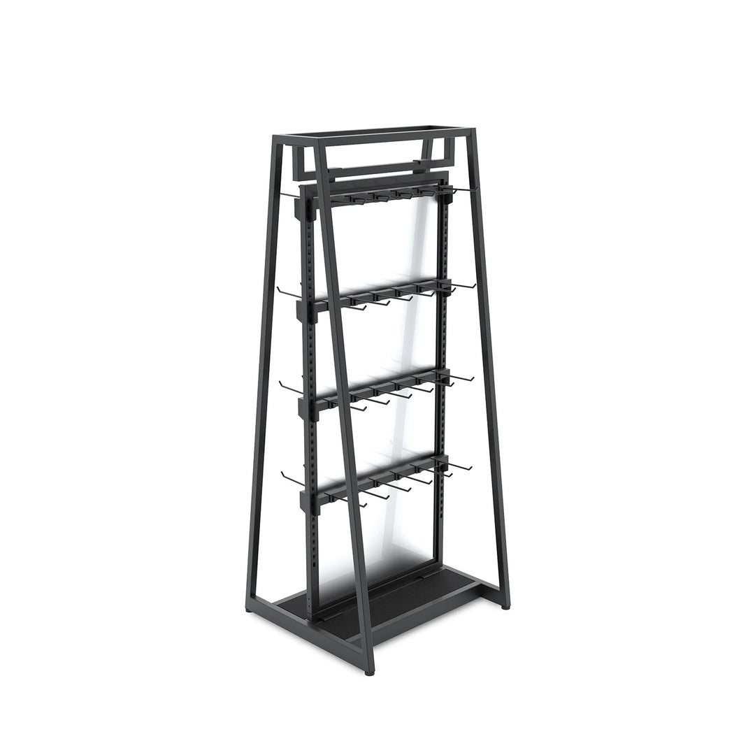 Aspect 24" Floor Merchandiser with Display Hooks - Kit 4
