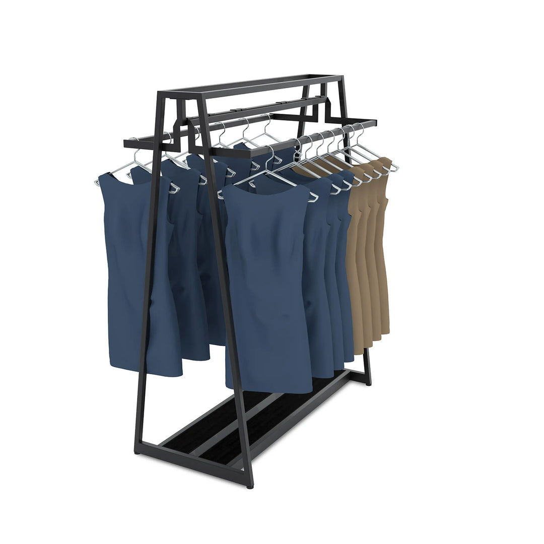 Aspect 48" Floor Merchandiser for Hanging Apparel - Kit 1