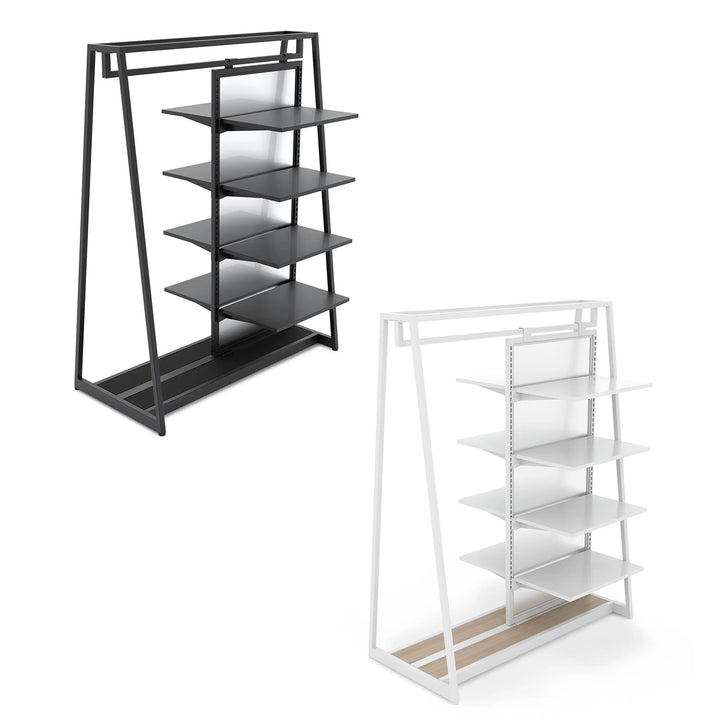 Aspect 48" Floor Merchandiser with Hanging and Shelving - Kit 2